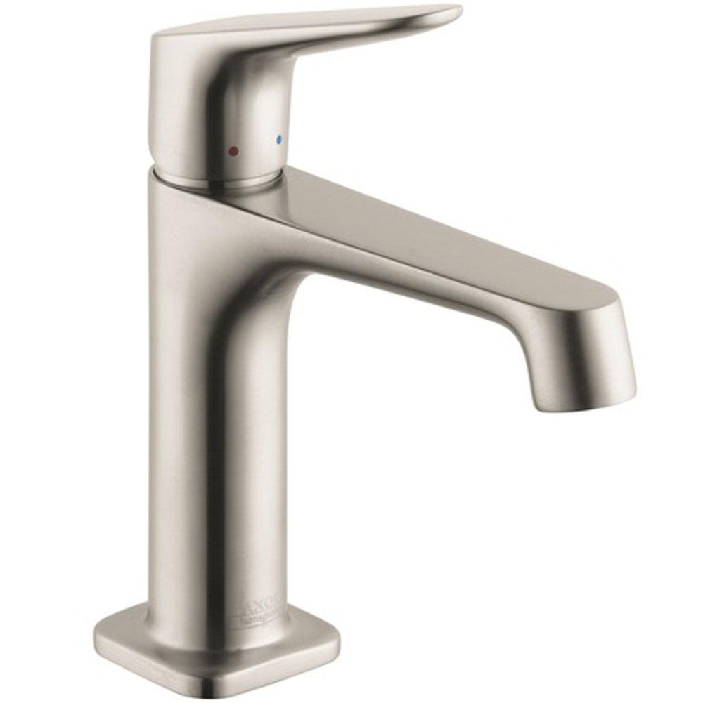Axor Citterio M Single-Hole Faucet 100 with Pop-Up Drain, 1.2 GPM in Brushed Nickel