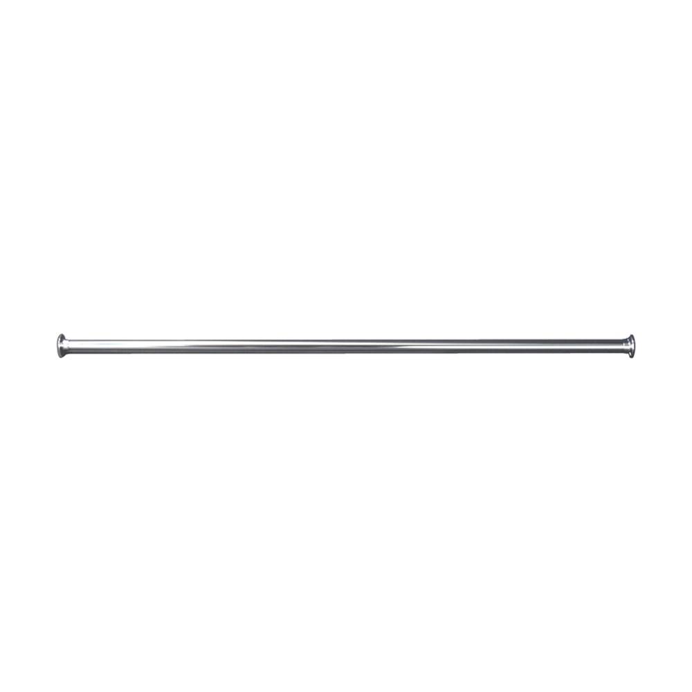 Barclay 4100 Straight Rod, 48'', w/310 Flanges, Polished Chrome