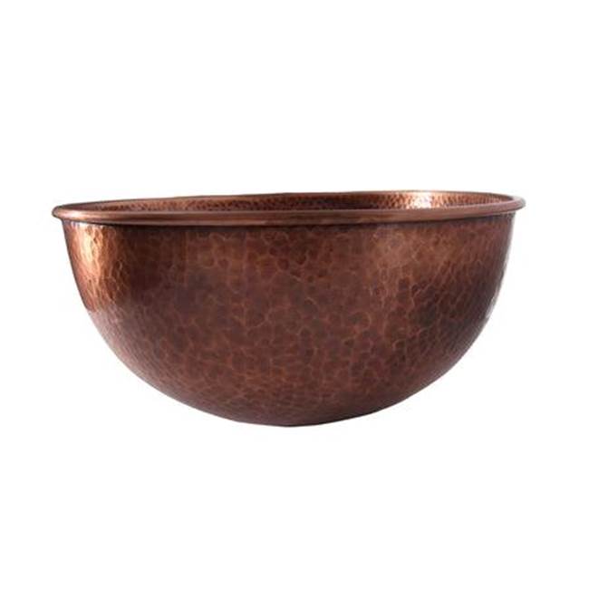 Barclay Haverhill 17'' Oval Basin Hammered, Antique Copper
