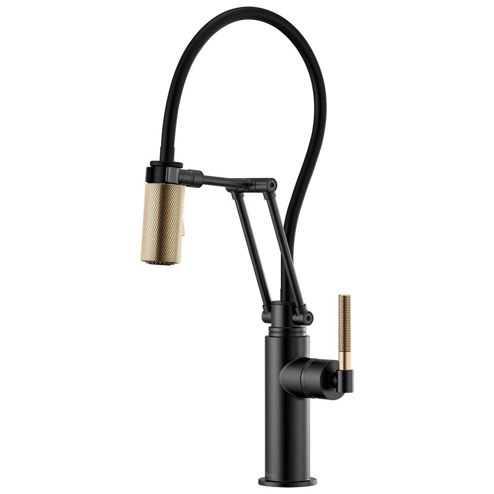 Brizo Litze® Articulating Faucet with Knurled Handle