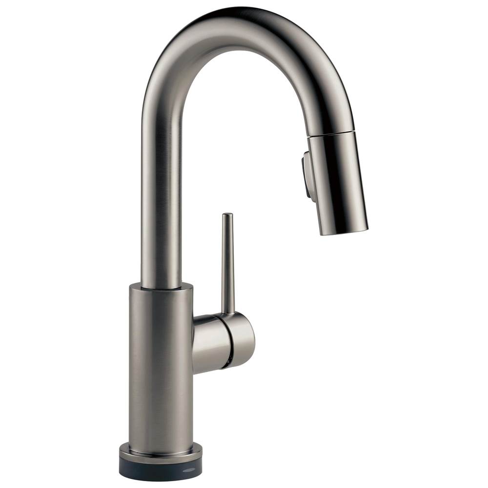 Delta Faucet Trinsic® Single Handle Pull-Down Bar/Prep Faucet with Touch