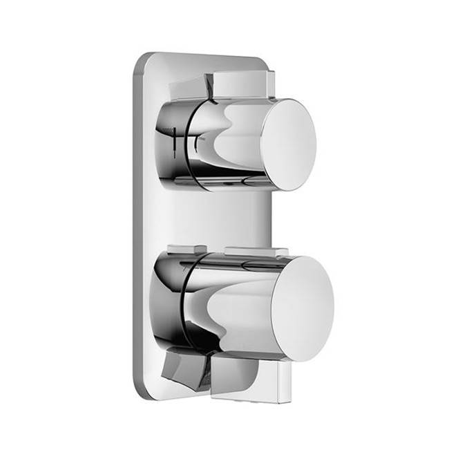 Dornbracht Concealed Thermostat With Two-Way Volume Control In Polished Chrome