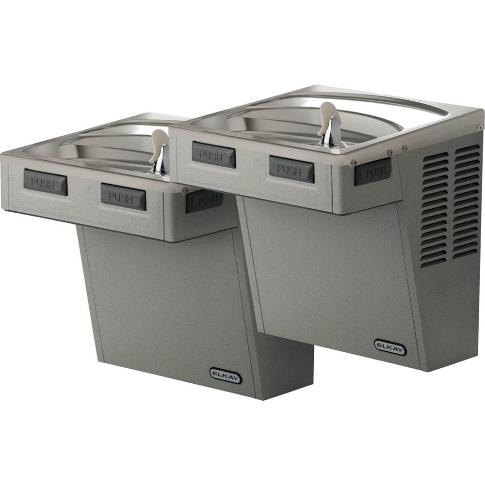 Elkay Wall Mount Bi-Level ADA Cooler, Non-Filtered Refrigerated Stainless
