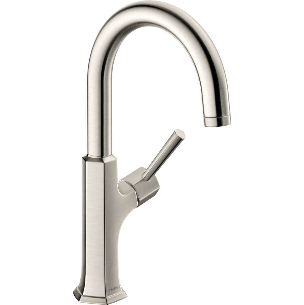 Hansgrohe Locarno Bar Faucet, 1.5 GPM in Steel Optic