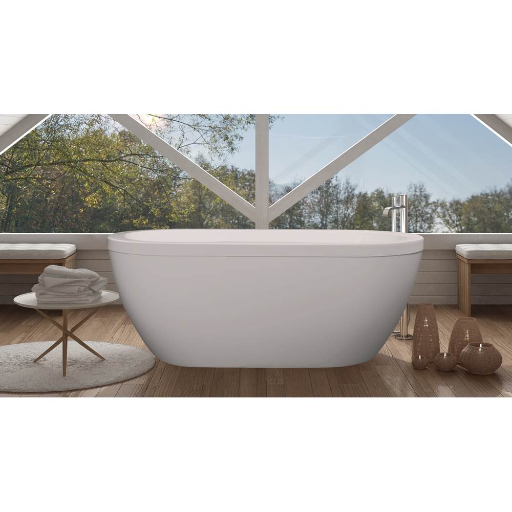 Hydro Massage Products Catalina 7236 Side Drain Free Standing Soaking Tub