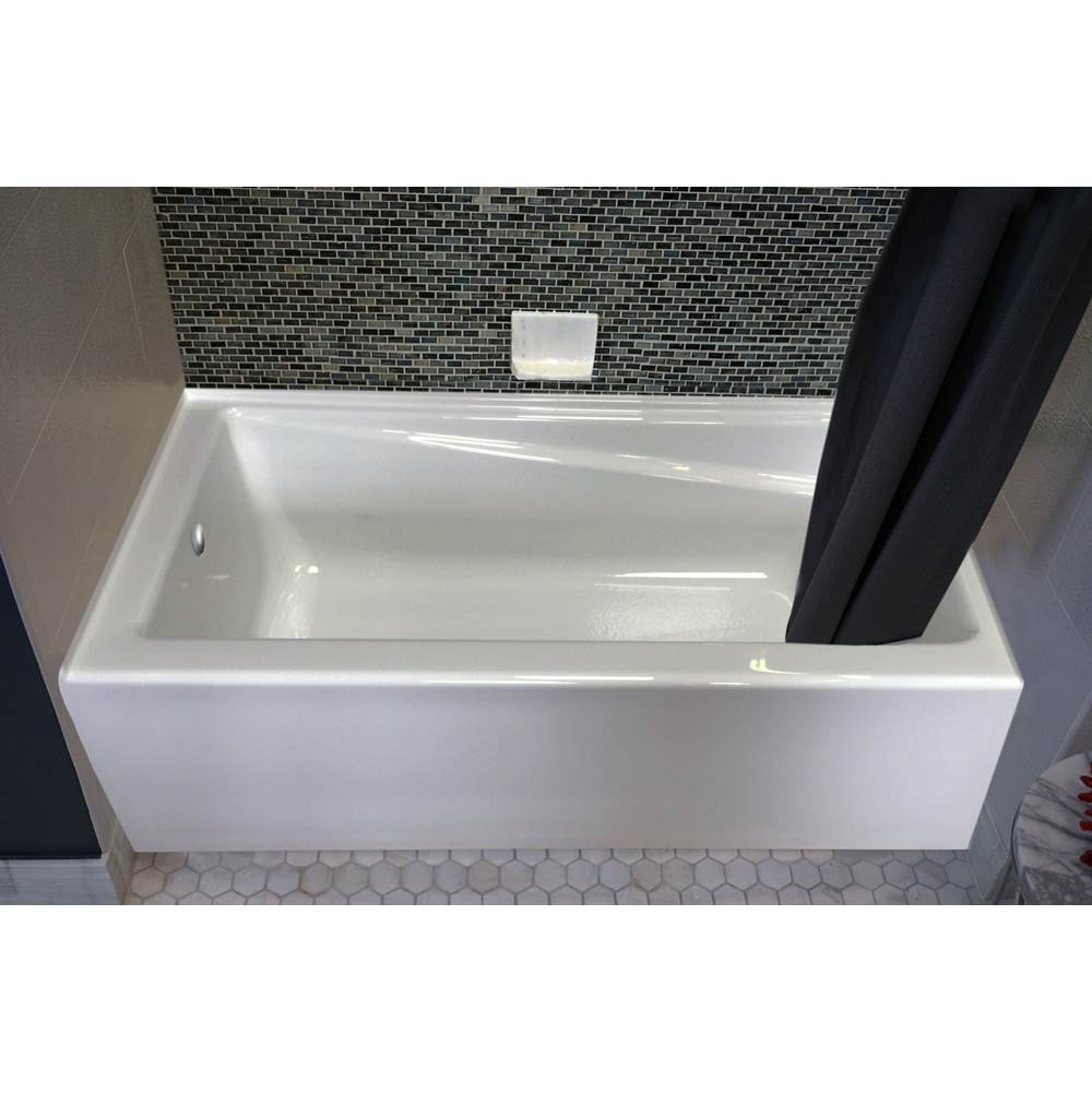 Hydro Massage Products Contempra 6032SKTF Soaking Tub with Skirt & Tile Flange (Right Hand Drain)