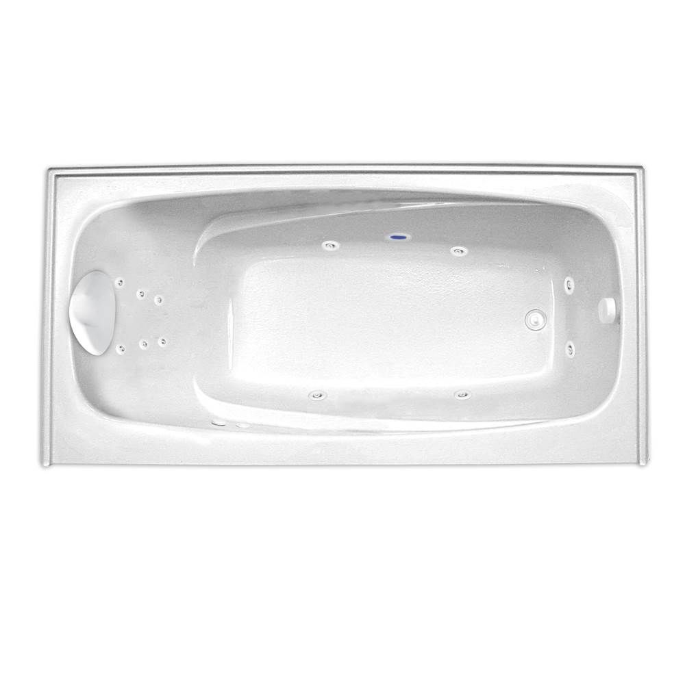 Hydro Massage Products Escape 6634SKTF Hydro Gold Whirlpool Tub with Skirt & Tile Flange (Right Hand Drain)