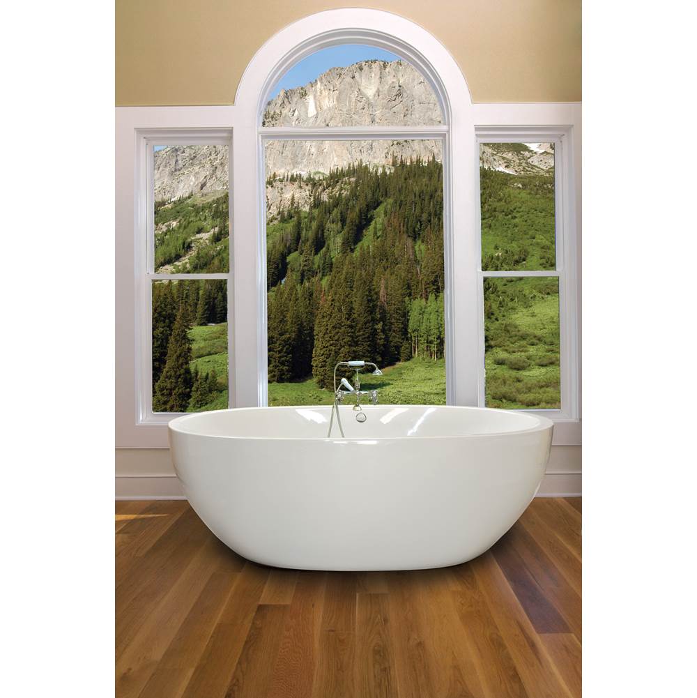 Hydro Massage Products Oasis 7240CD Air 18 Jet Free Standing Whirlpool Tub with Access Panel