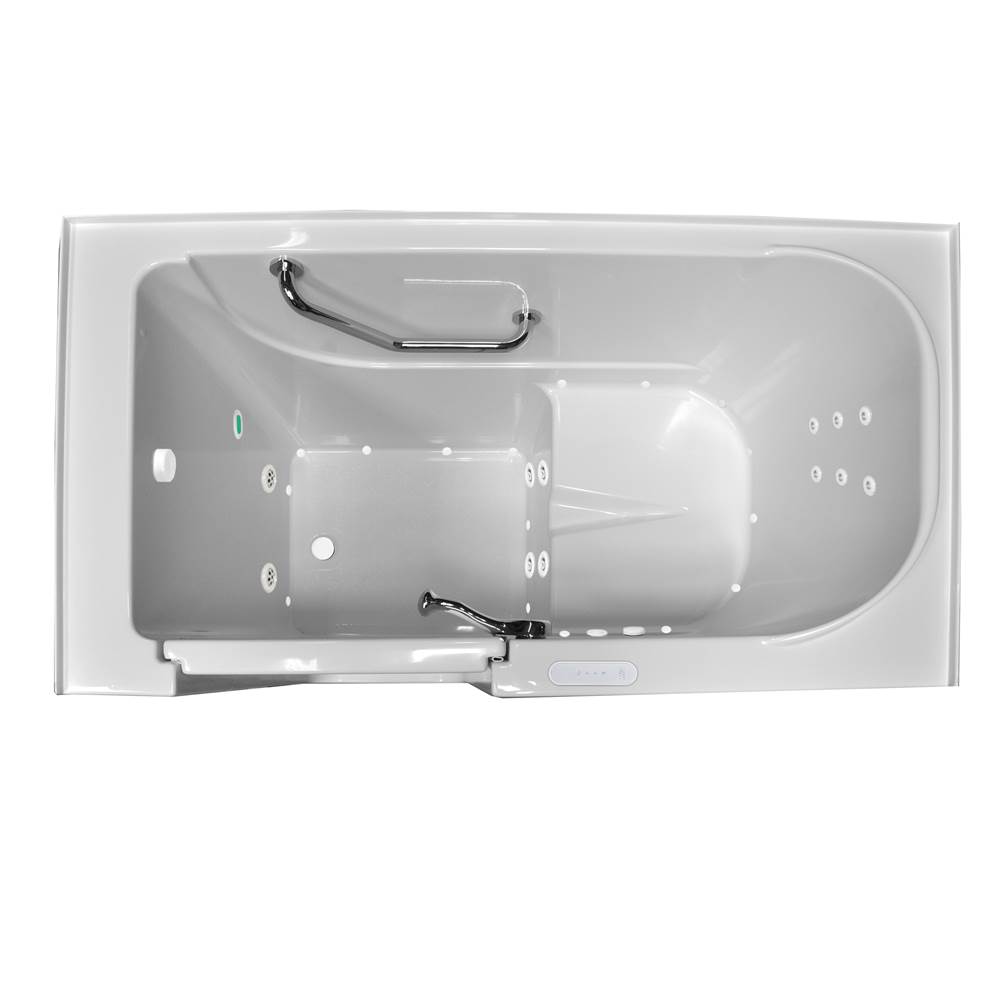 Hydro Massage Products Tranquil 5226 Combination Gold Walk-In Whirlpool Tub (Left Hand Hinge)