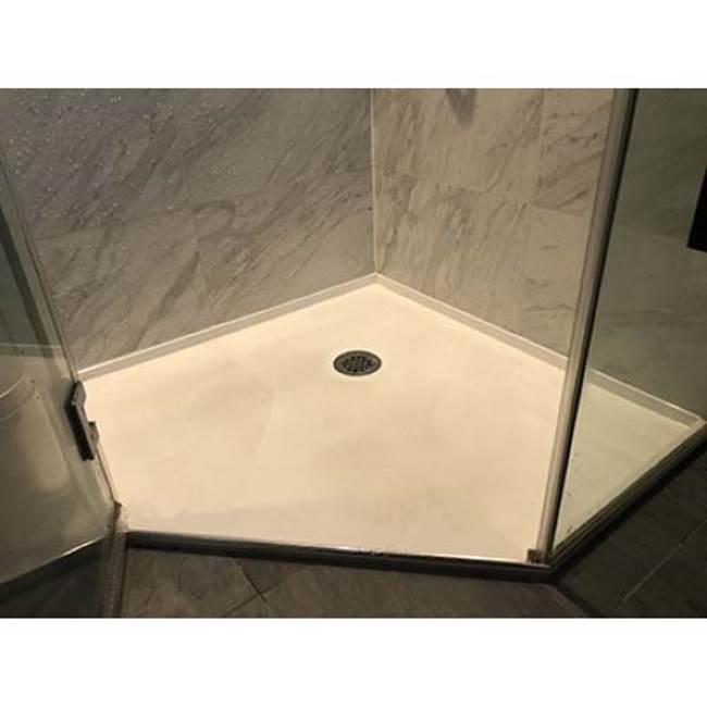 Hydro Systems SHOWER PAN HYDROLUXE SS 6030 END DRAIN - RIGHT HAND - WHITE