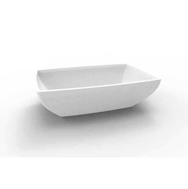 Hydro Systems BLOCK 22X18 SOLID SURFACE SINK - WHITE