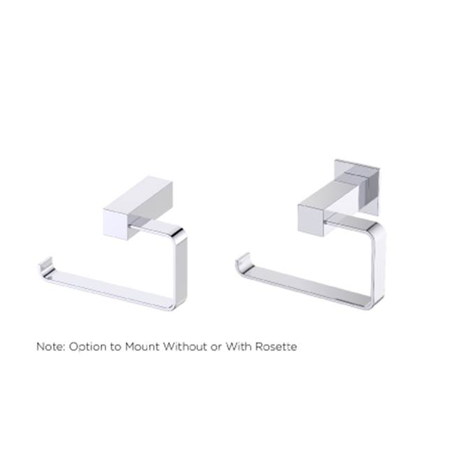 Kartners LISBON - Drop Toilet Paper Holder (Left)-Matte Black