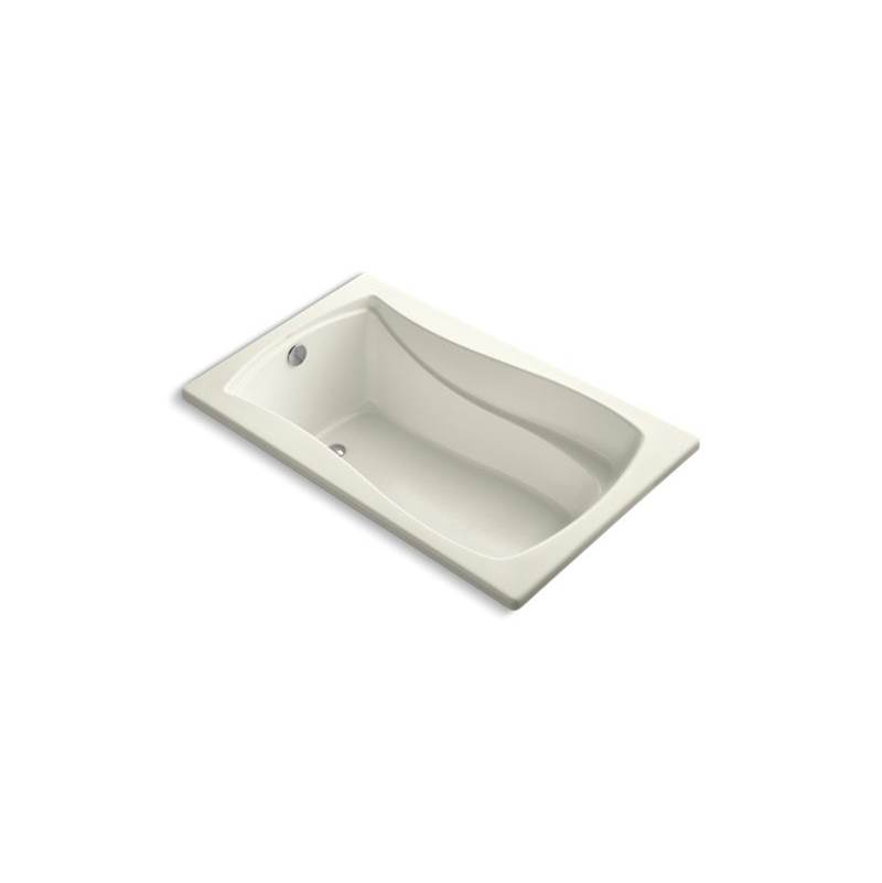 Kohler Mariposa® 60'' x 36'' drop-in bath with Bask® heated surface and end drain
