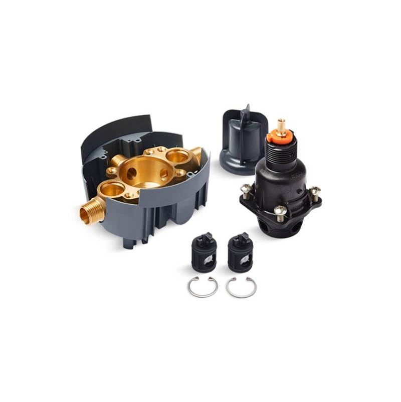 Kohler Rite-Temp® pressure-balancing valve body and cartridge kit with service stops (supplied loose)
