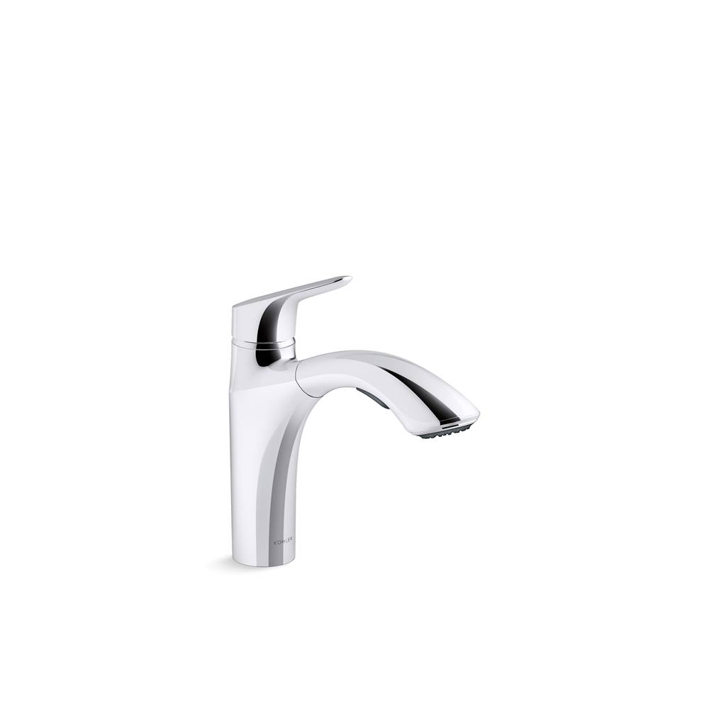 Kohler Rival Pull-Out Kitchen Sink Faucet With Two-Function Sprayhead