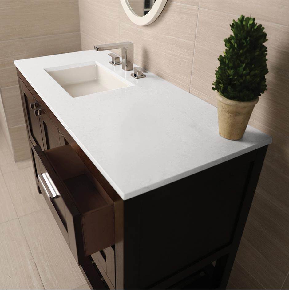 Lacava Countertop for vanity STL-F-36L  & STL-W-36L, with a cut-out for Bathroom Sink 5452UN. W: 36'', D: 21'', H: 3/4''.