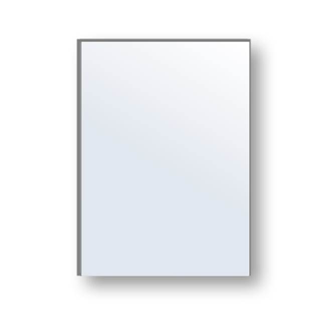 Madeli Vetro Mirror. 42'' X 30'', Plain Edge. Dual Installation,