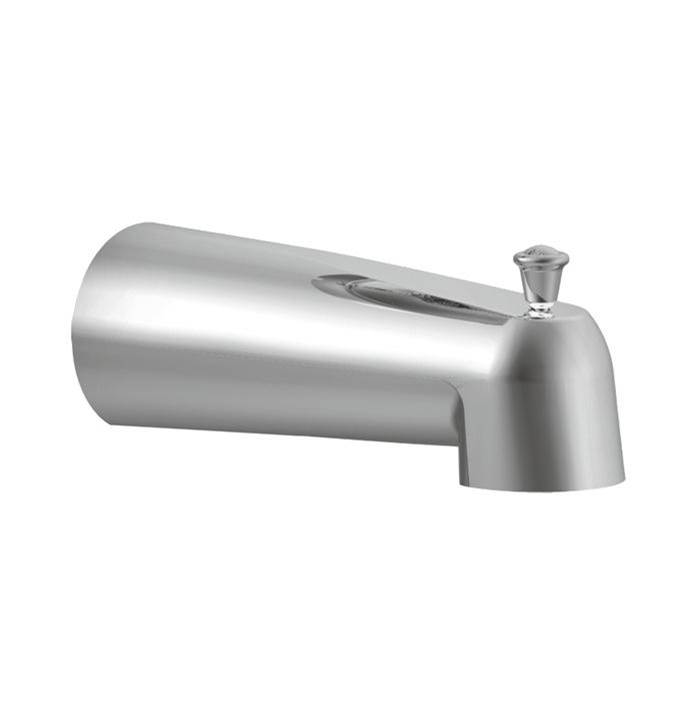 Moen Eva Replacement 7-Inch Tub Diverter Spout 1/2-Inch Slip Fit Connection, Chrome
