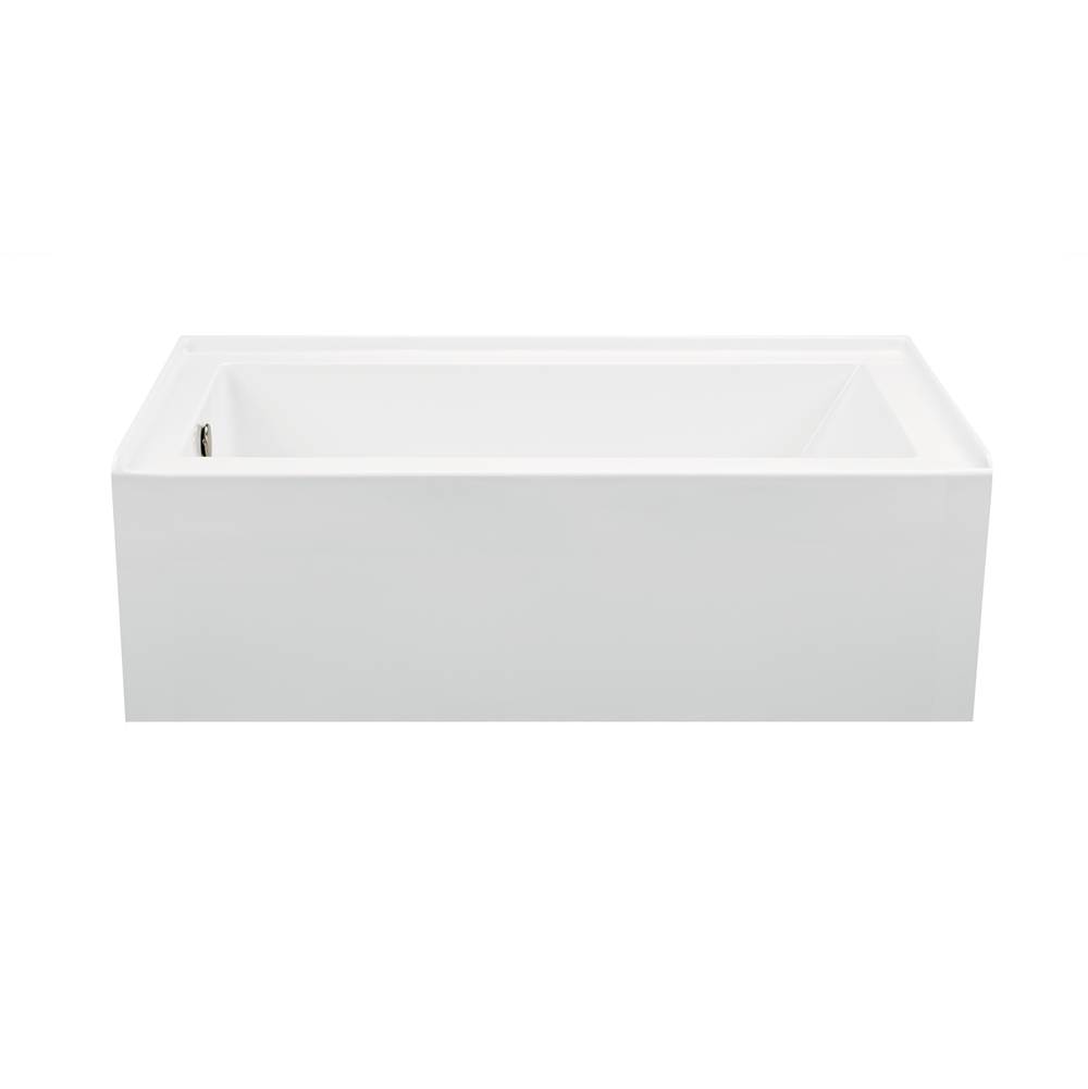 MTI Baths Cameron 1 Acrylic Cxl Integral Skirted Lh Drain Air Bath Elite/Whirlpool - White (60X32)