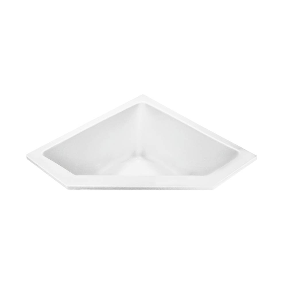 MTI Baths Deborah 2 Acrylic Cxl Drop In Corner Air Bath Elite/Microbubbles - White (42.25X42.25)