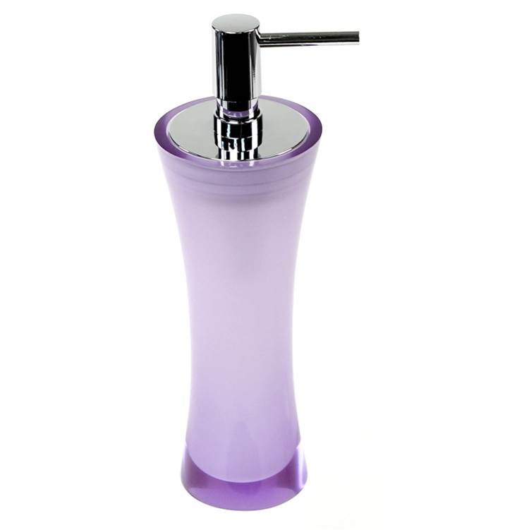 Nameeks Free Standing Soap Dispenser Made From Thermoplastic Resins in Purple Finish