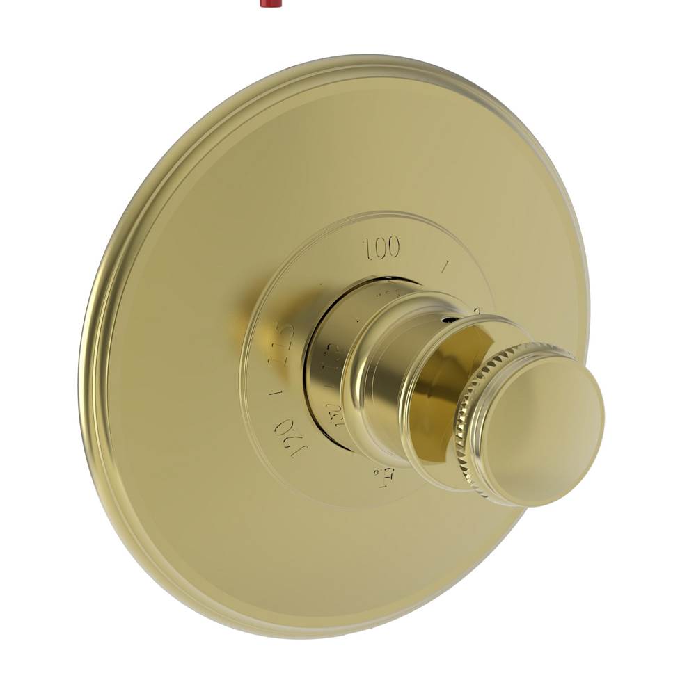Newport Brass Ithaca 3/4'' Round Thermostatic Trim Plate with Handle