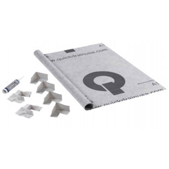 Quick Drain Sheet Waterproofing Assembly Kit For Pvc3240D20