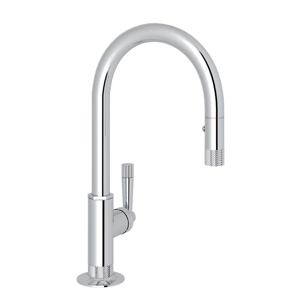 Rohl Graceline® Pull-Down Bar/Food Prep Kitchen Faucet With C-Spout