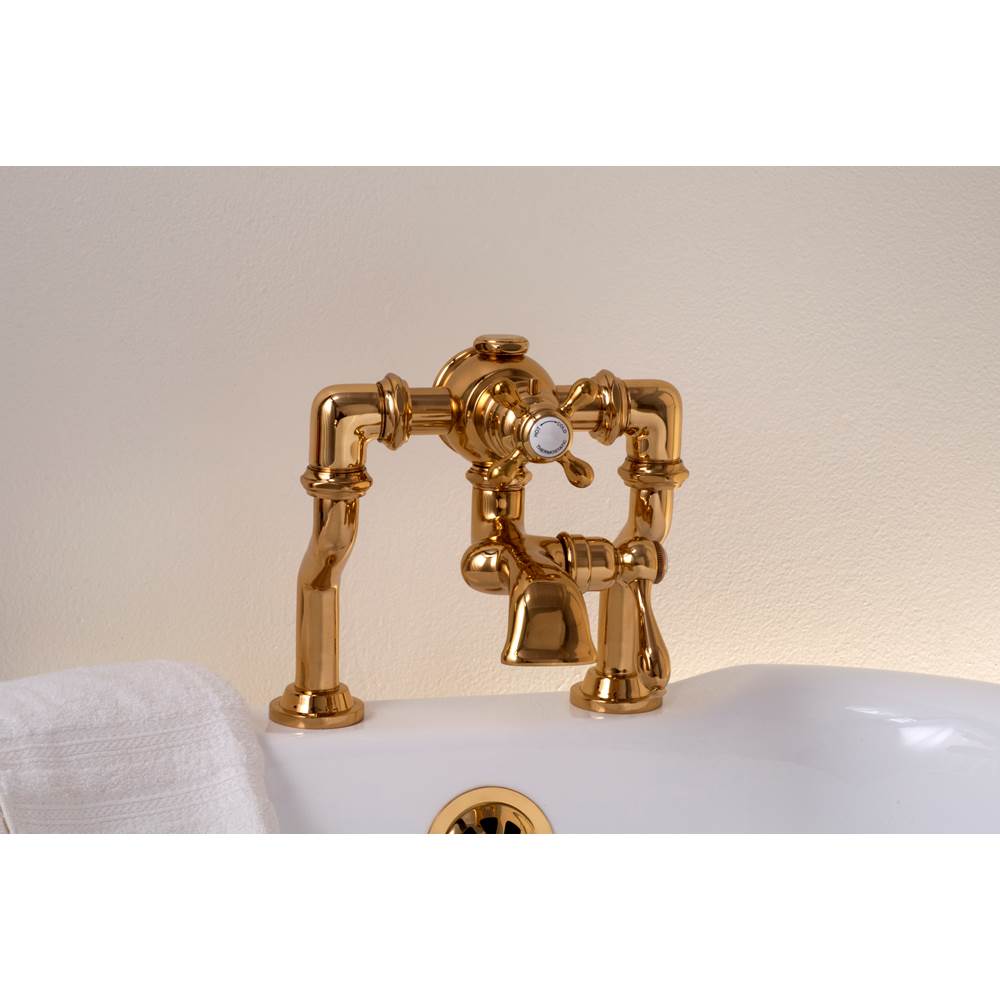 Strom Living Thermostatic Tub Faucets Supercoat Brass