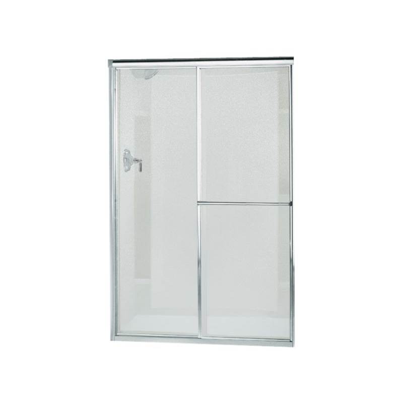 Sterling Plumbing Deluxe Framed sliding shower door, 65-1/2'' H x 39 - 44'' W, with 1/8'' thick Pebbled glass