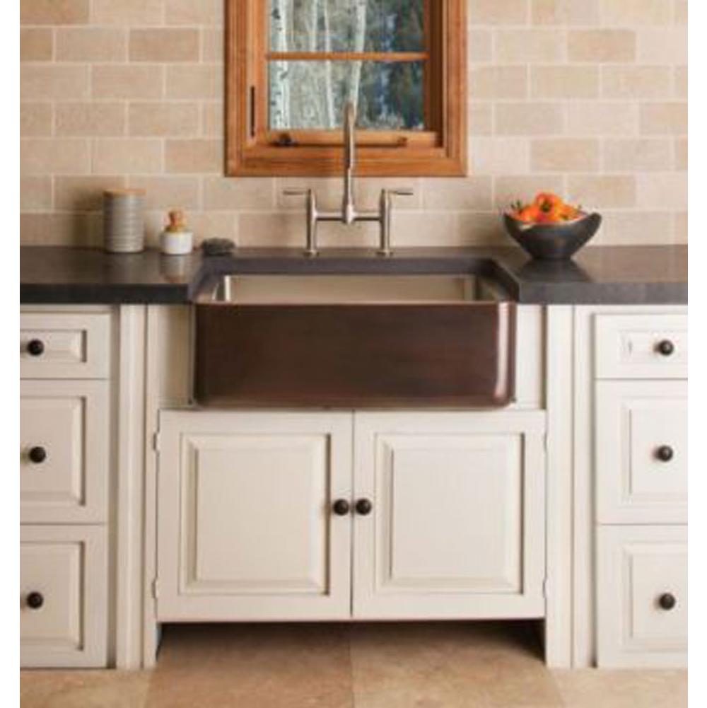 Stone Forest Copper/Stainless Farmhouse Sink